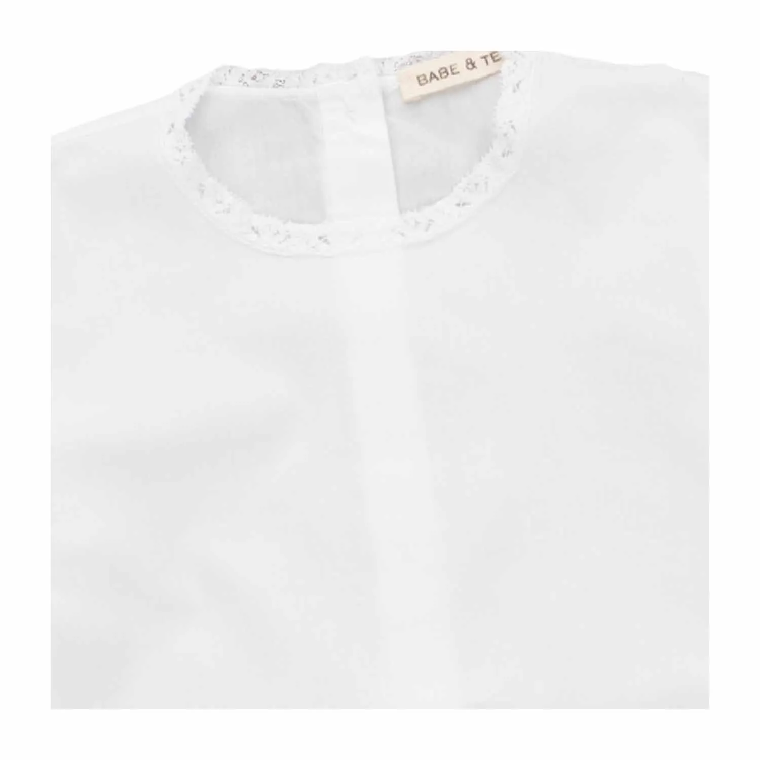 Blusa Con Ricami Neonata