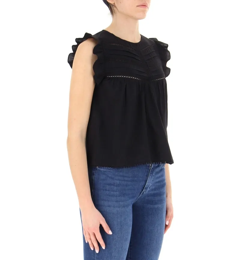 Blusa smanicata