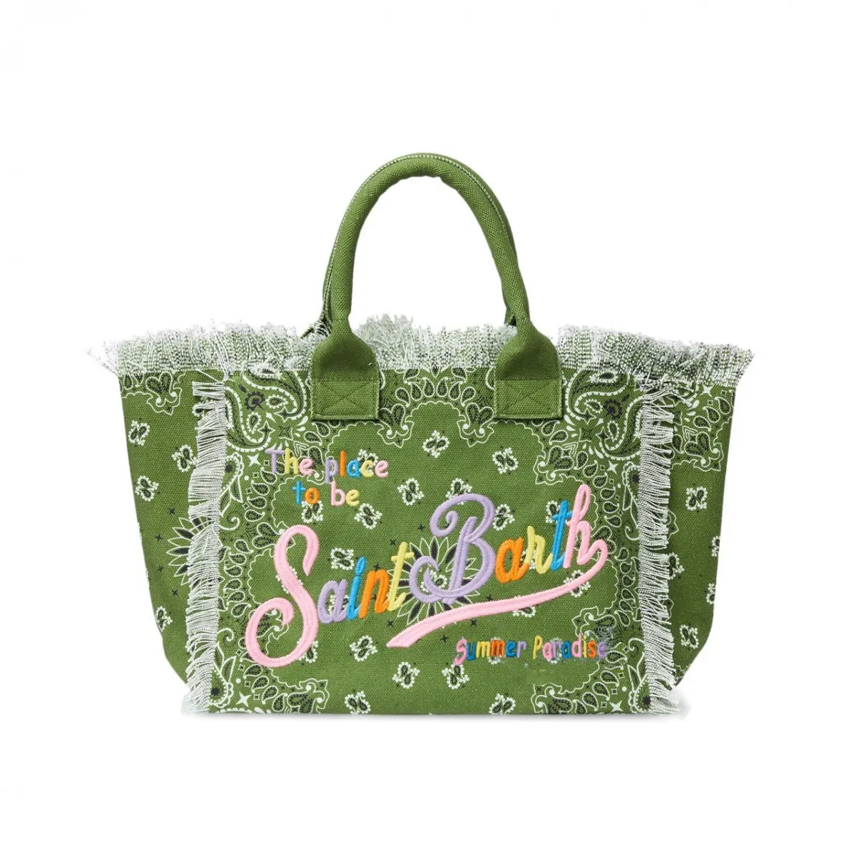 Borsa Vanity In Canvas Bandana Round