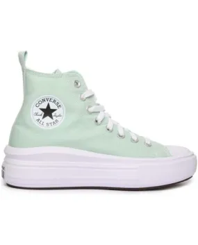 CONVERSE PLATFORM HI sneakers scarpe tela menta