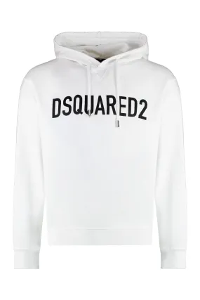 Dsquared2 Felpa con cappuccio e stampa logo