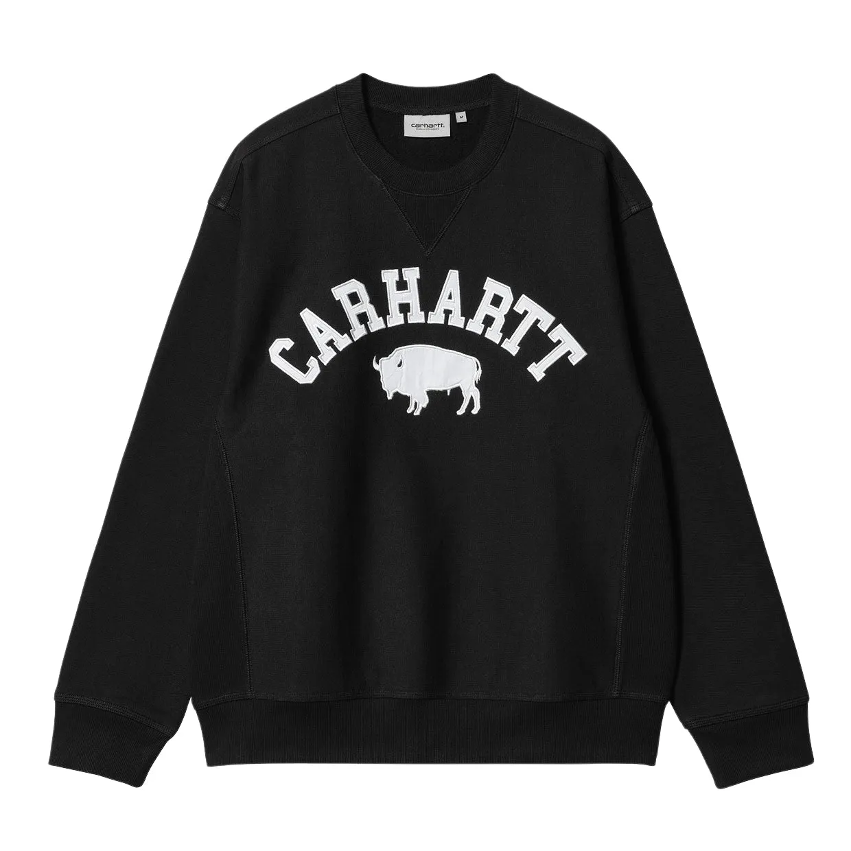 Felpa Uomo Carhartt WIP Locker Sweat Nero / Bianco