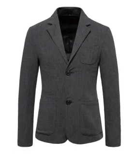 Giacca a maniche lunghe da uomo nuova primavera e autunno nuova giacca a maniche lunghe taglia grande M 5xl Casual Slim 2 monope