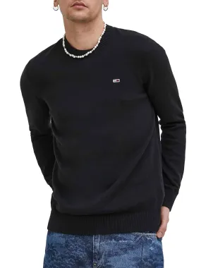 Maglione a girocollo slim essential nero