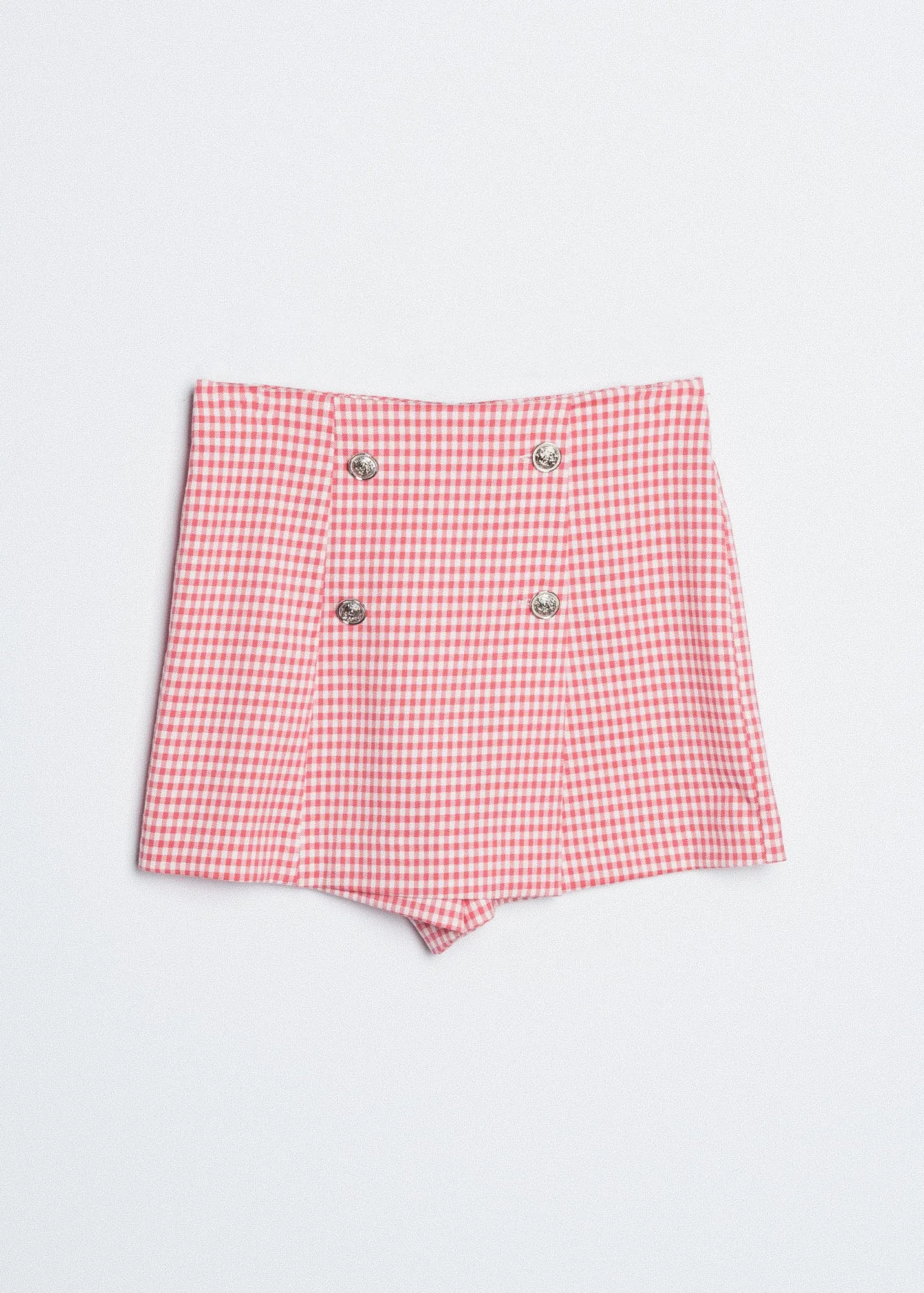 Mini shorts a quadri Vichy