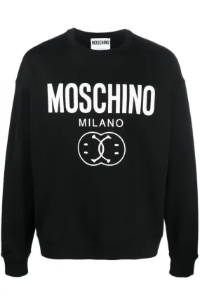 Moschino Felpa Girocollo Con Logo