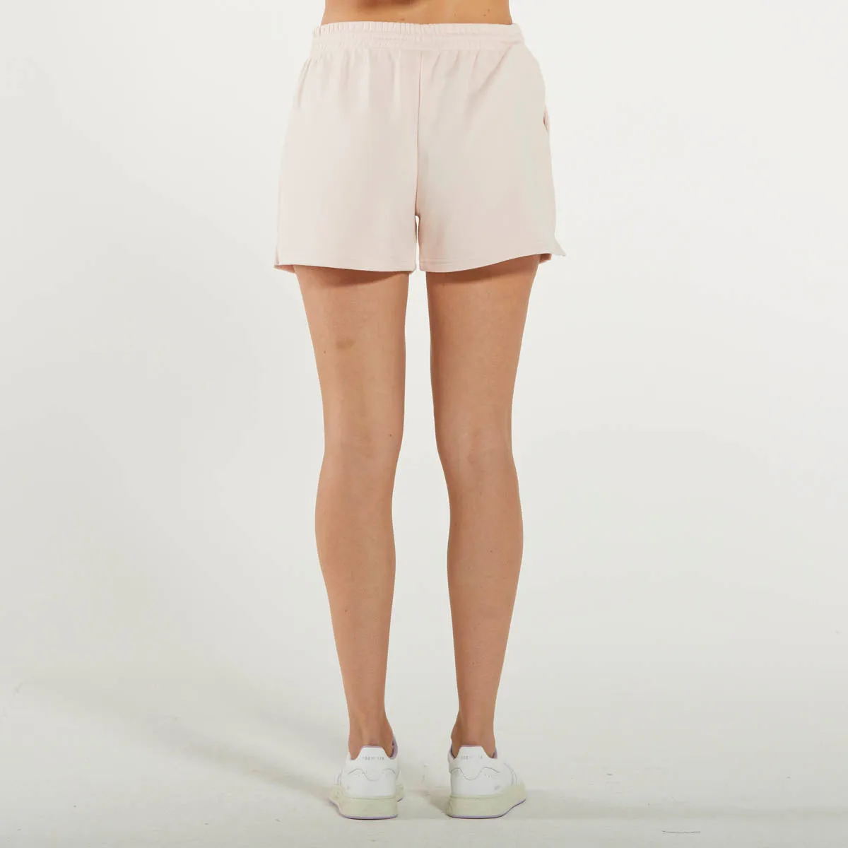 New Balance shorts in tessuto rosa cipria