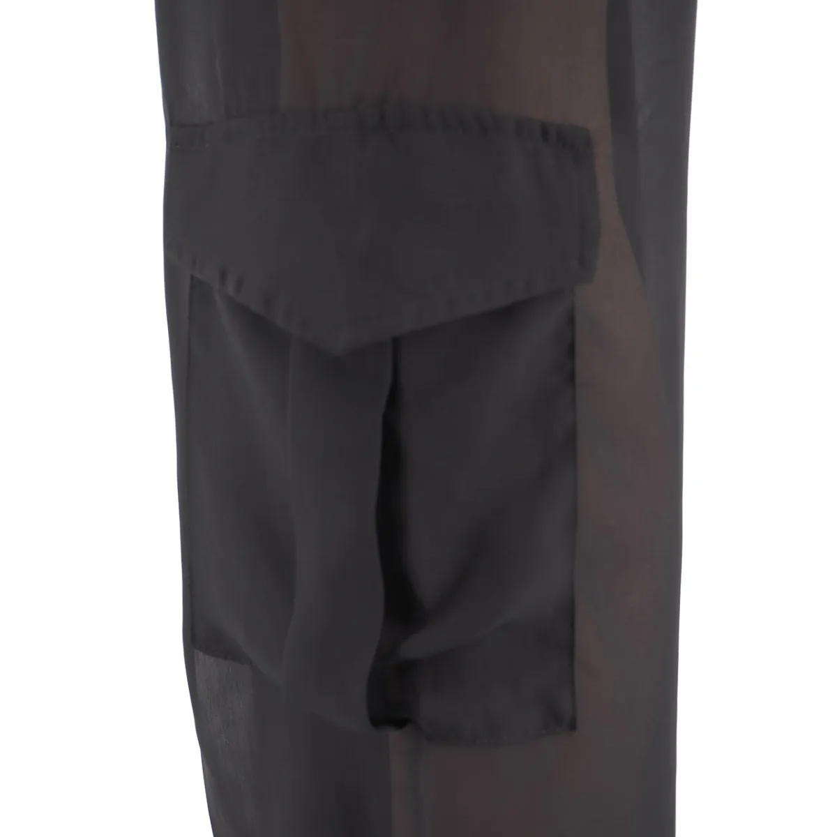 Pantalone Cargo In Chiffon