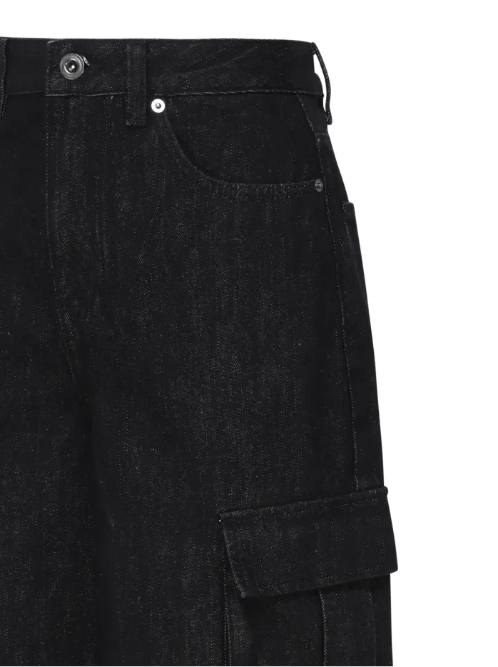 PANTALONI CARGO IN DENIM DI COTONE