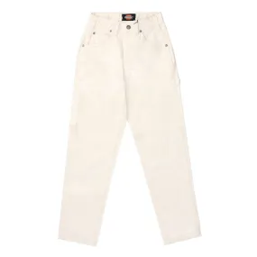 Pantaloni Donna Dickies Duck Canvas Carpenter Bianco