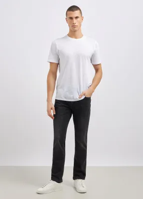 Pantaloni regular fit in denim uomo