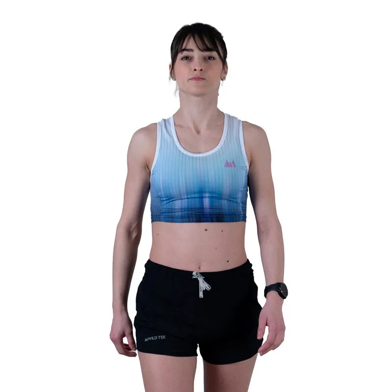 Race Lavanda Crop Top Donna