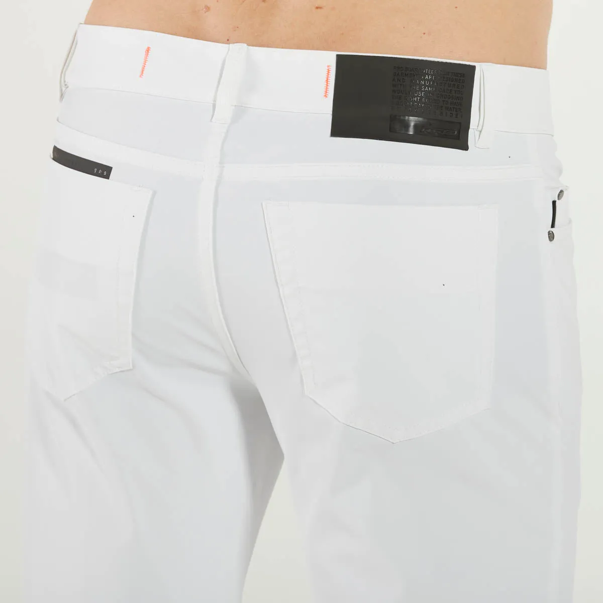 RRD pantalone 5 tasche tessuto tecnico bianco