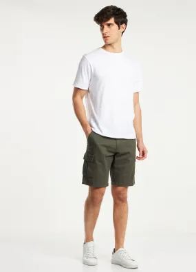 Shorts cargo in puro cotone uomo