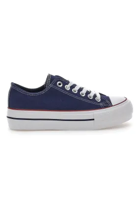 Sneakers in Tela Blu con Lacci Me & Me 1878