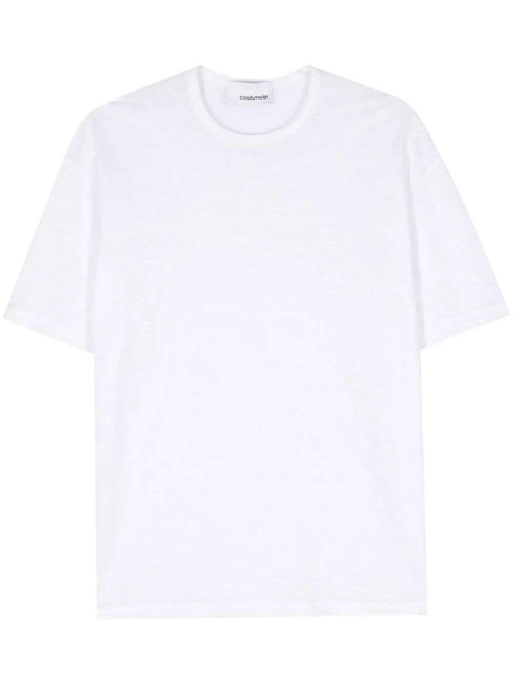 T-shirt a girocollo in bianco Costumein - uomo