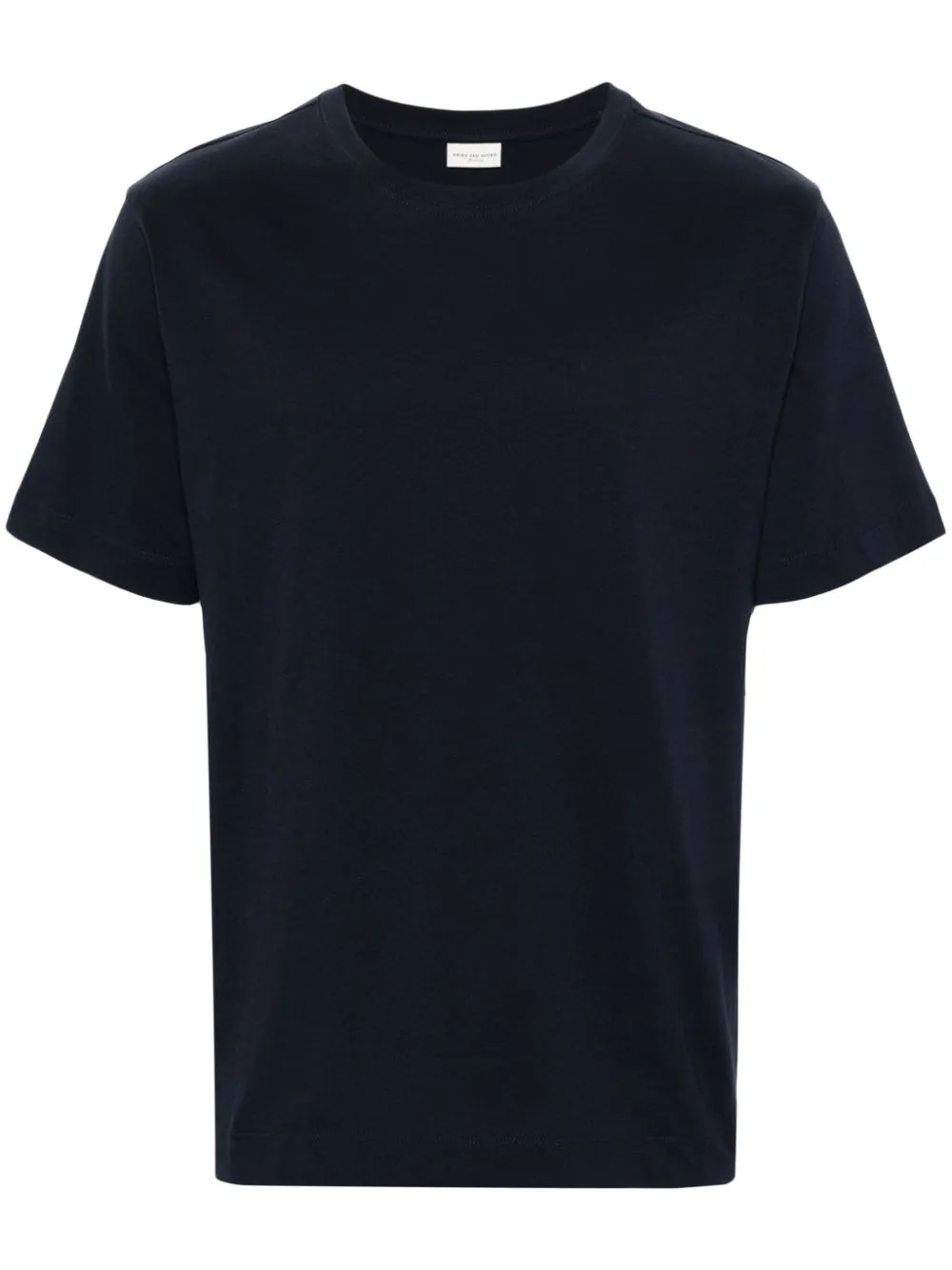 T-shirt a girocollo in blu - uomo