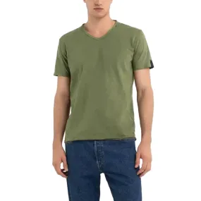 T-Shirt Con Scollo A V Light Military