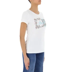 T-shirt con strass