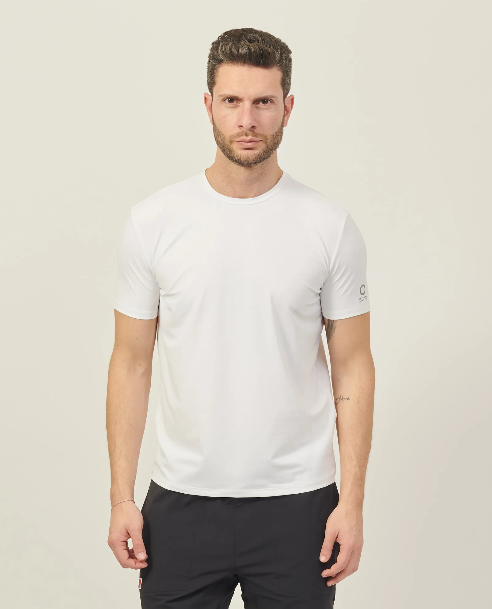 T-shirt uomo Suns in tessuto elasticizzato