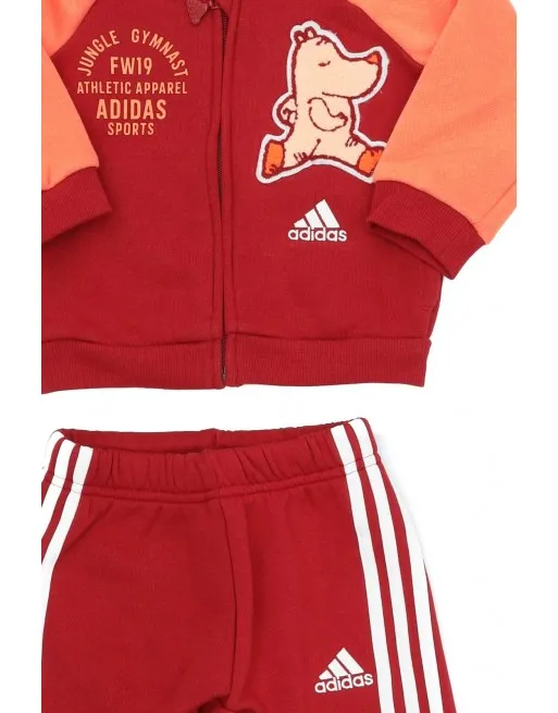 TUTA COTONE FELPATO ADIDAS BABY ED113